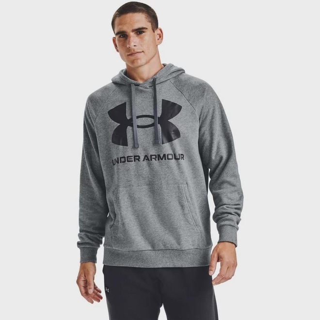 Blusão de Moletom Under Armour Rival Fleece Big Logo - Masculino - Foto 1
