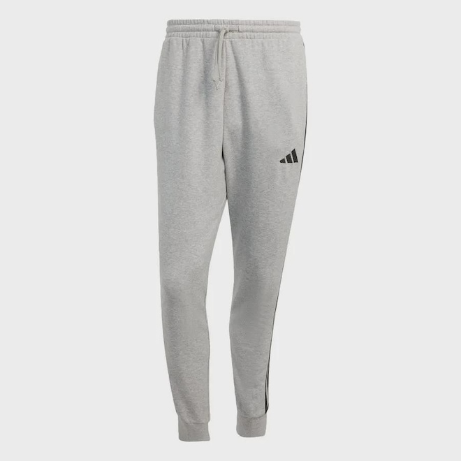 Calça adidas Essentials French Terry 3 Listras - Masculina - Foto 1