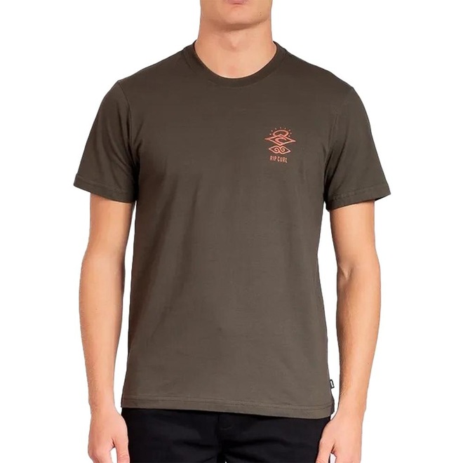 Camiseta Rip Curl The Search Rough Big - Masculina - Foto 1