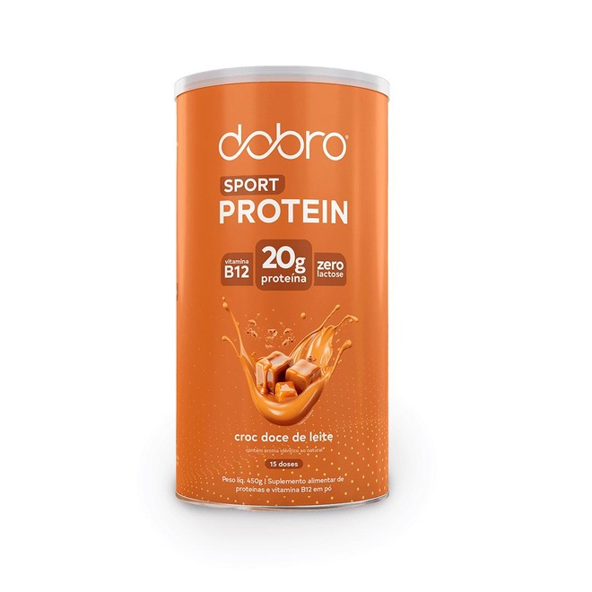 Sport Protein Dobro Croc Doce De Leite - 450g - Foto 1