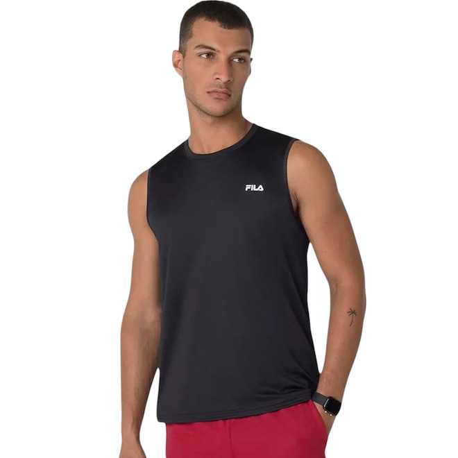 Camiseta Regata Fila Basic Sports II - Masculina - Foto 1