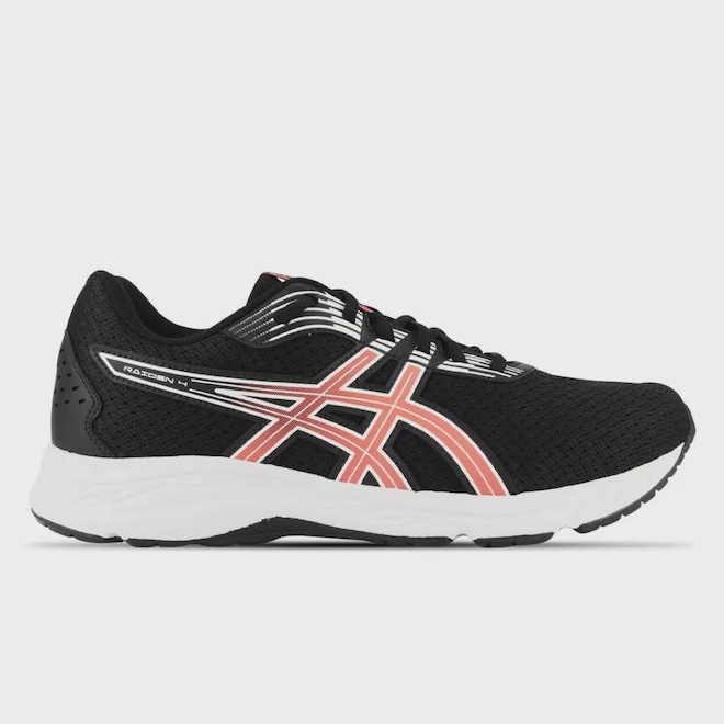 Tênis Asics Raiden 4 - Masculino - Preto/Rosa - ASICS - Masculino - Foto 1