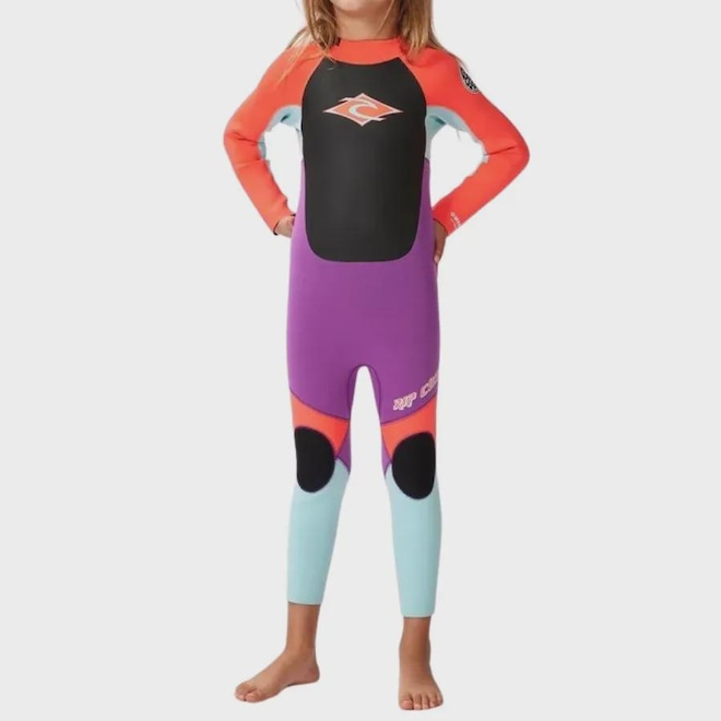 Long John Rip Curl Omega 3/2mm Back Zip Back Zip - Infantil - Foto 1