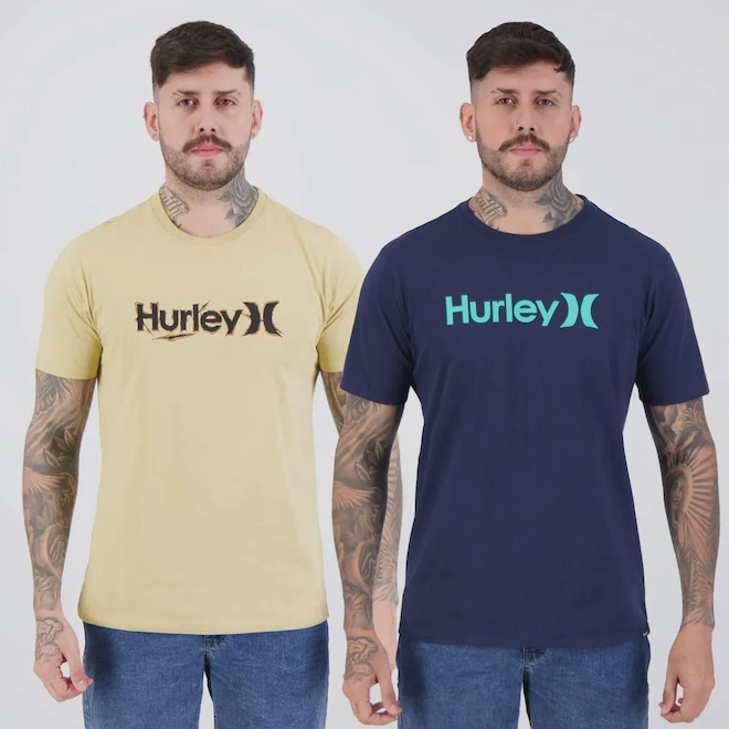 Camiseta Hurley - 2 Unidades - Masculina - Foto 1