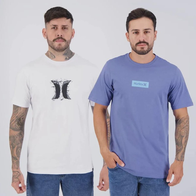 Camiseta Hurley - 2 Unidades - Masculina - Foto 1