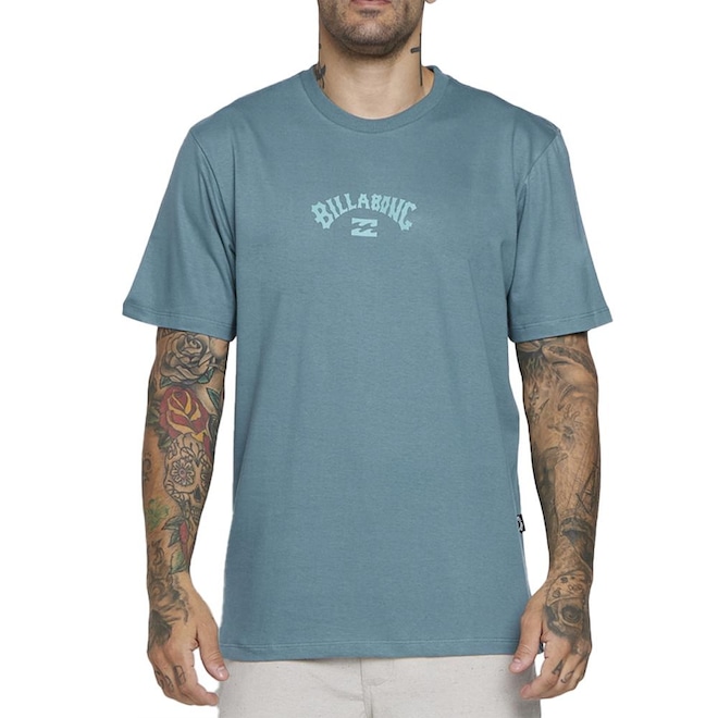 Camiseta Billabong Mid Arch Color SM25 - Masculina - Foto 1