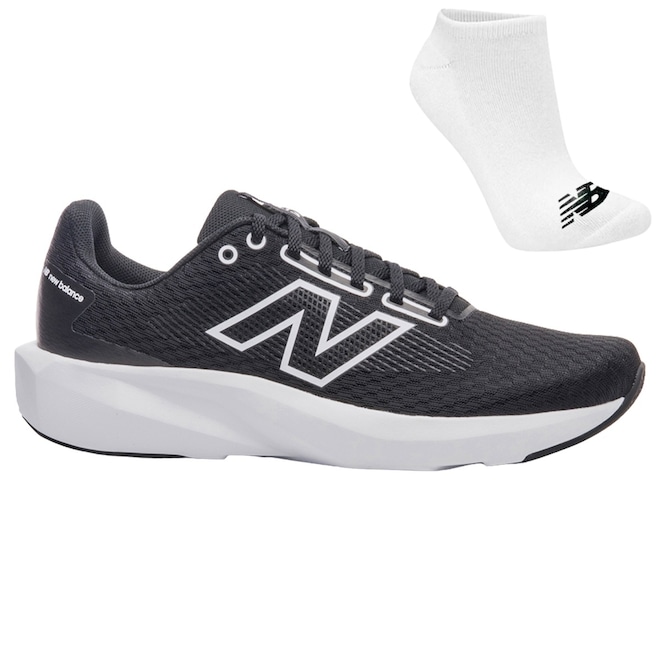 KIT TÊNIS NEW BALANCE 413 V3 + MEIA - MASCULINO - Foto 1