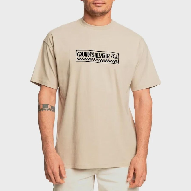 Camiseta Quiksilver Fine Lines - Masculina - Foto 1