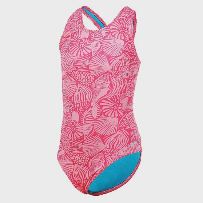 Maiô Natação Speedo X Tropical Sea - Infantil - Foto 1