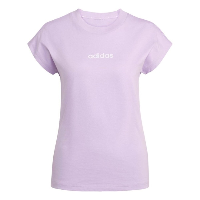 Camiseta adidas Logo Linear - Feminina - Foto 1