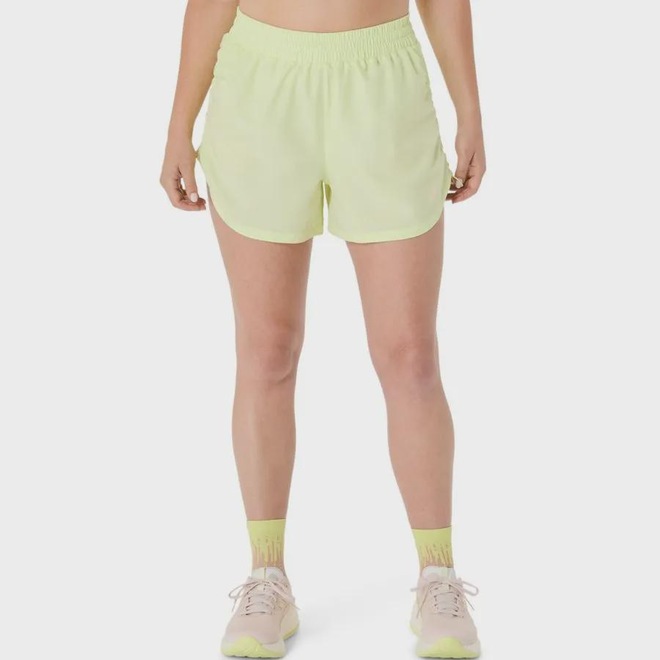 Short Asics Nagino 4in - Feminino - Amarelo - Asics - Masculino - Foto 1