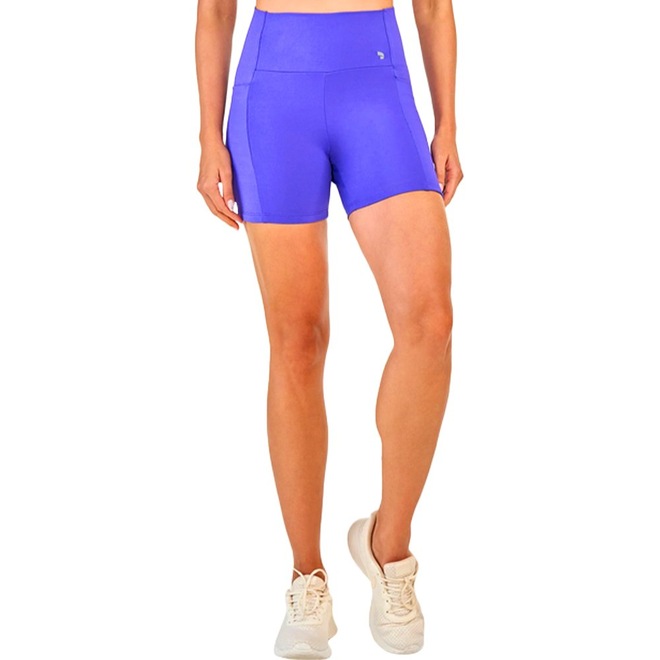 Bermuda Alto Giro Bolso Lateral - Feminina - Foto 1