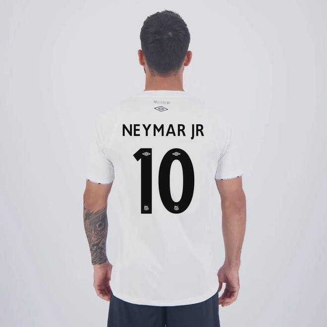 Camisa Umbro Santos I 2024 10 Neymar - Masculina - Foto 1
