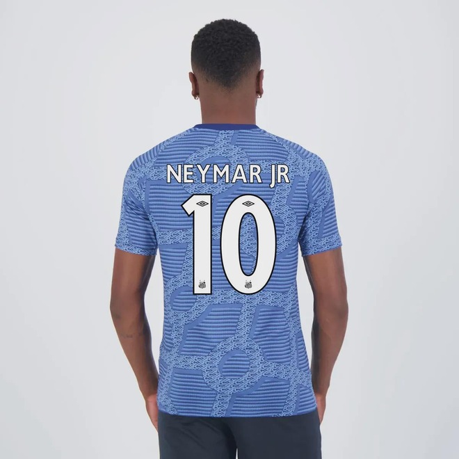 Camisa Umbro Santos Aquecimento 2024 10 Neymar - Masculina - Foto 1