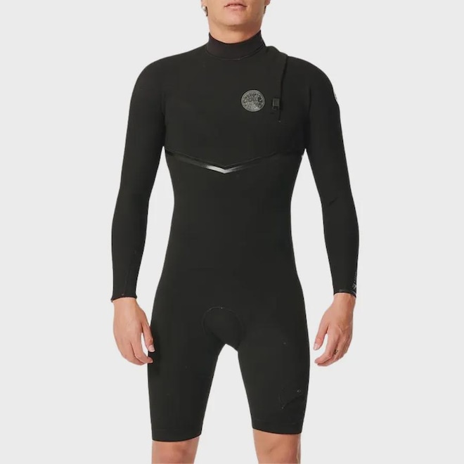 Short John Rip Curl E-bomb E7 2/2mm Zip Free - Masculino - Foto 1
