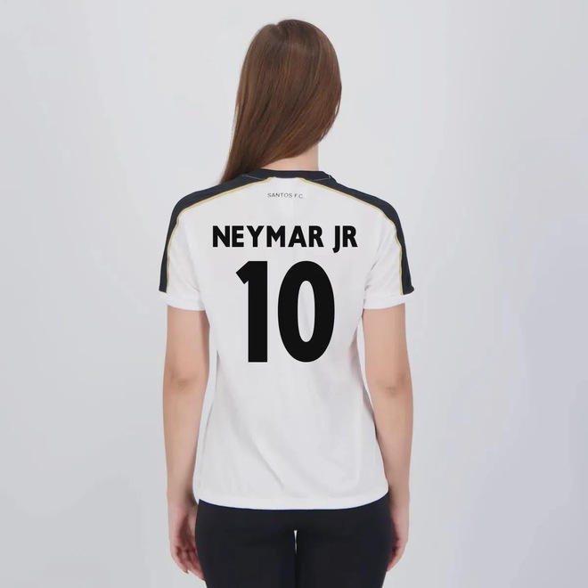 Camisa do Santos Neymar JR 10 Dawn - Feminina - Foto 1
