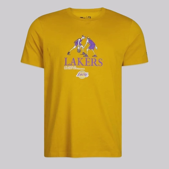 Camiseta New Era NBA Los Angeles Lakers I - Masculina - Foto 1