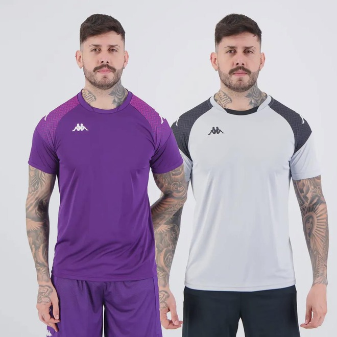 Camisa Kappa Sammy - 2 Unidades - Masculina - Foto 1