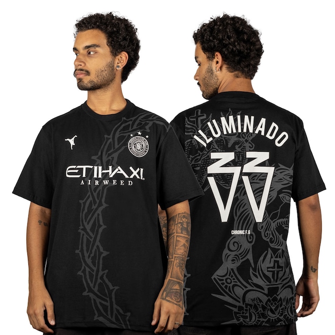Camiseta Chronic Iluminado - Masculina - Foto 1