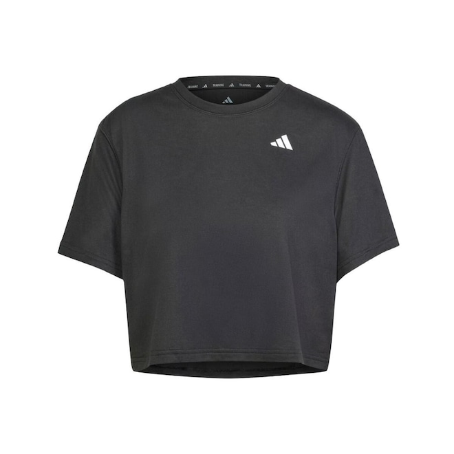 Camiseta adidas Treino Boxy Essentials - Feminina - Foto 1