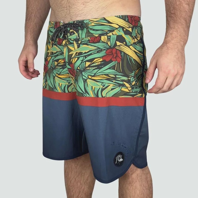 Bermuda Quiksilver 19 Navy Blazer - Masculina - Foto 1