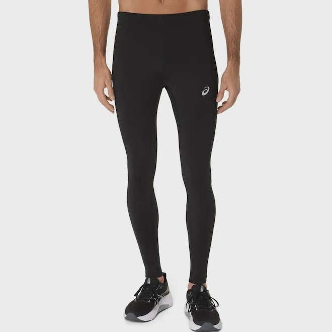 Calça Legging Asics Silver - Masculina - Foto 1