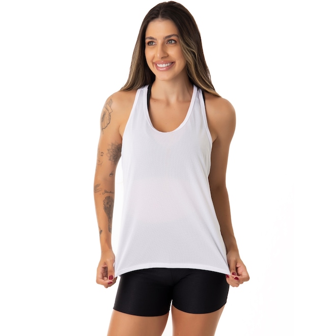 Camiseta Regata Fristyle Dry Fit - Feminina - Foto 1