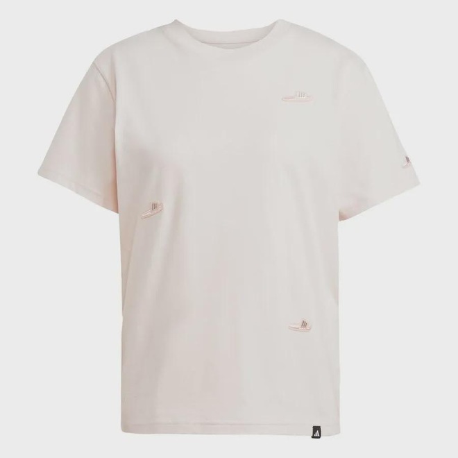 Camiseta Estampada adidas Lounge Slide - Feminina - Foto 1