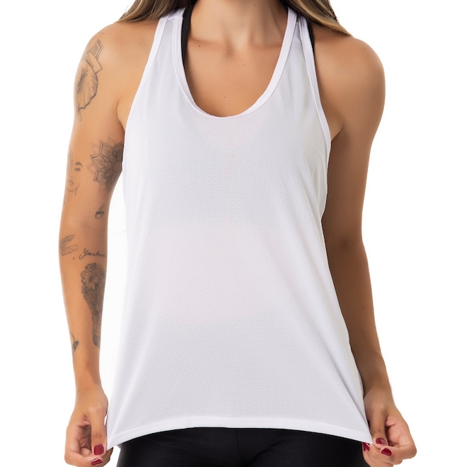 Camiseta Regata Frimodas Dry Fit Esportiva - Feminina - Foto 1