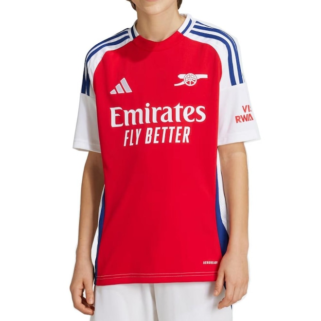 Camisa do Arsenal I 25/26 Torcedor adidas Masculina - Foto 1