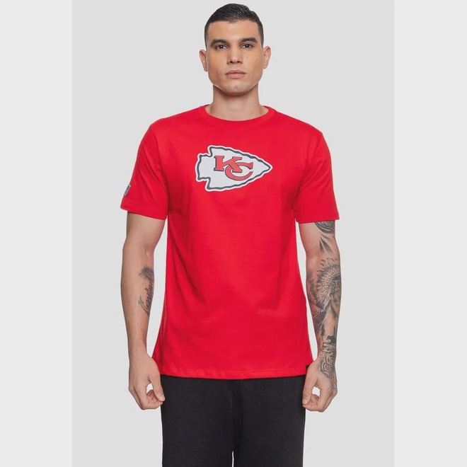 Camiseta NFL Logo Kansas City Chiefs - Masculina - Foto 1