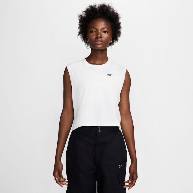 Camiseta Regata Nike Sportswear Cropped - Feminina - Foto 1