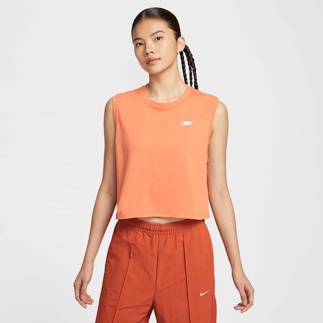 Camiseta Regata Nike Sportswear Cropped - Feminina - Foto 1
