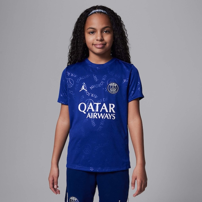 Camisa Paris Saint-Germain Academy Pro Nike - Infantil - Foto 1