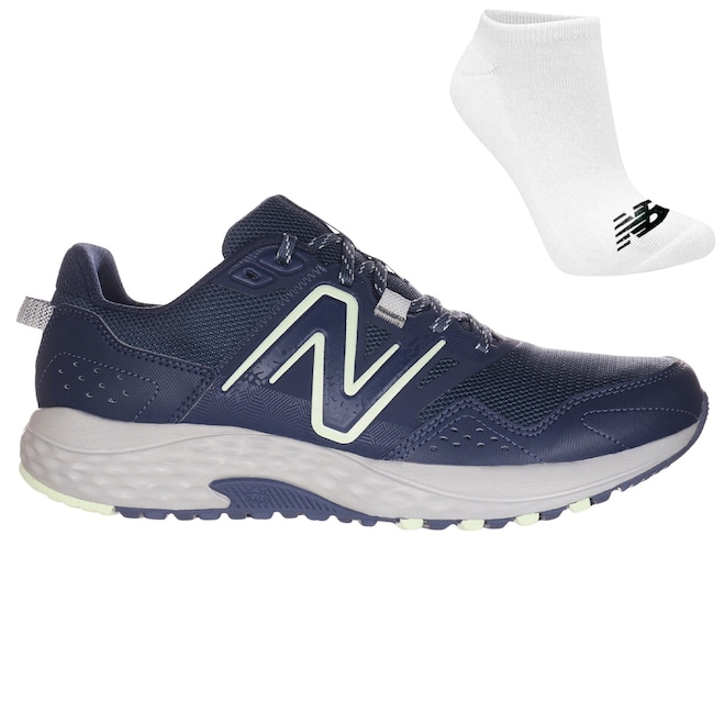 Kit Tênis New Balance 410V8 e Meia - Masculino - Foto 1