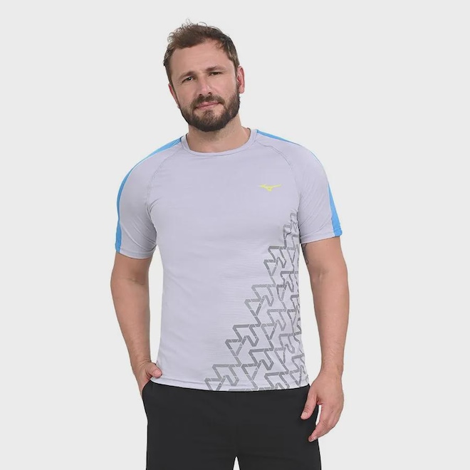 Camiseta Mizuno Run Easy 4 - Masculina - Foto 1