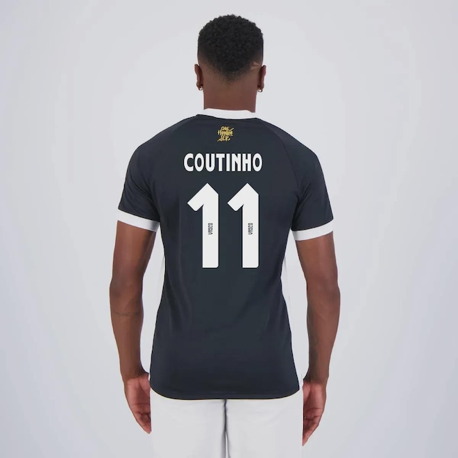 Camisa do Vasco Supporter Beau 11 Coutinho Kappa - Masculina - Foto 1