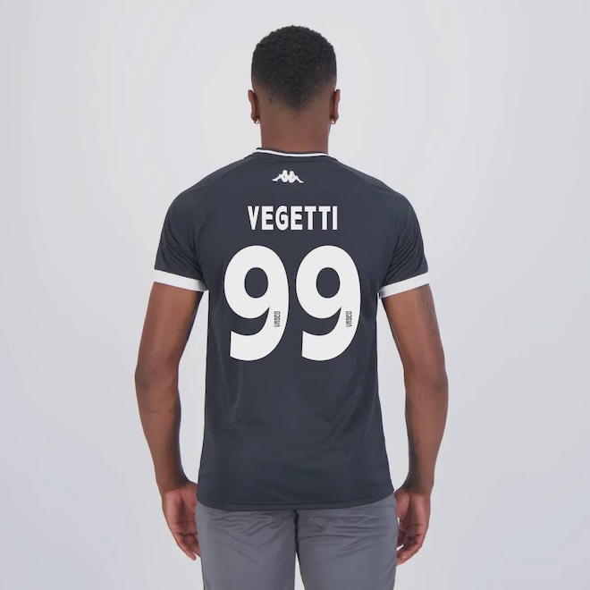 Camisa do Vasco Supporter New 99 Vegetti Kappa - Masculina - Foto 1