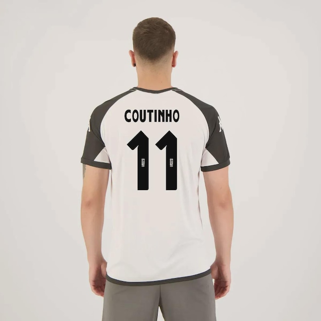 Camisa do Vasco Supporter Basic 11 Coutinho Kappa - Masculina - Foto 1