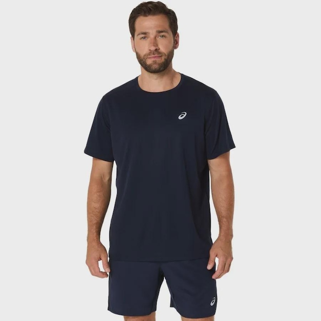 Camiseta Asics Knit - Masculina - Foto 1