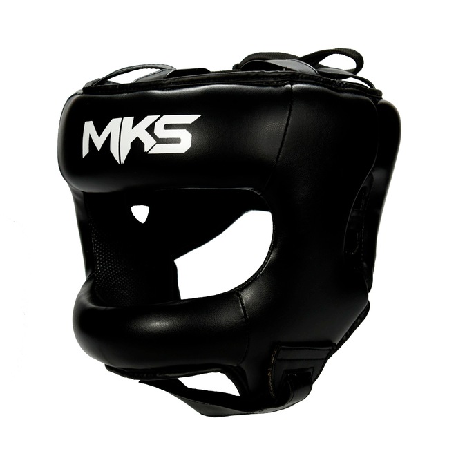 Protetor de Cabeça de Boxe Mks Combat Full Face Nose Protection G/gg - Foto 1
