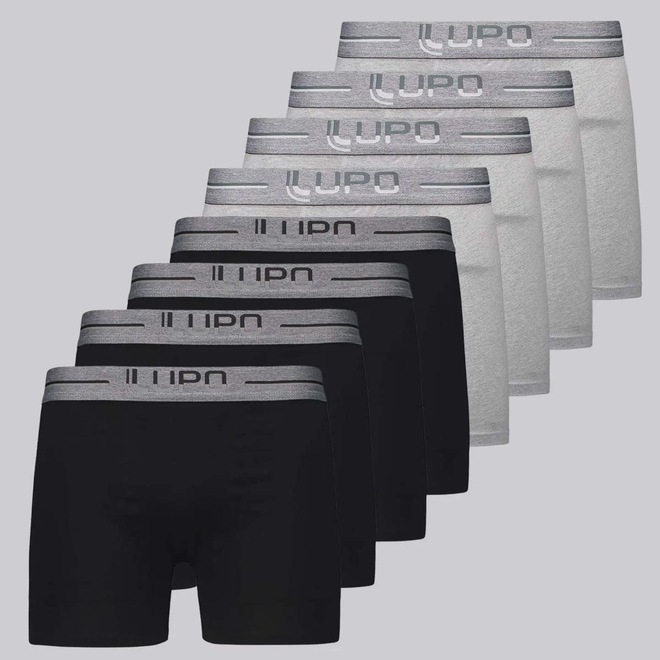 Cueca Boxer Lupo Anatomic Shape - 8 Unidades - Masculina - Foto 1