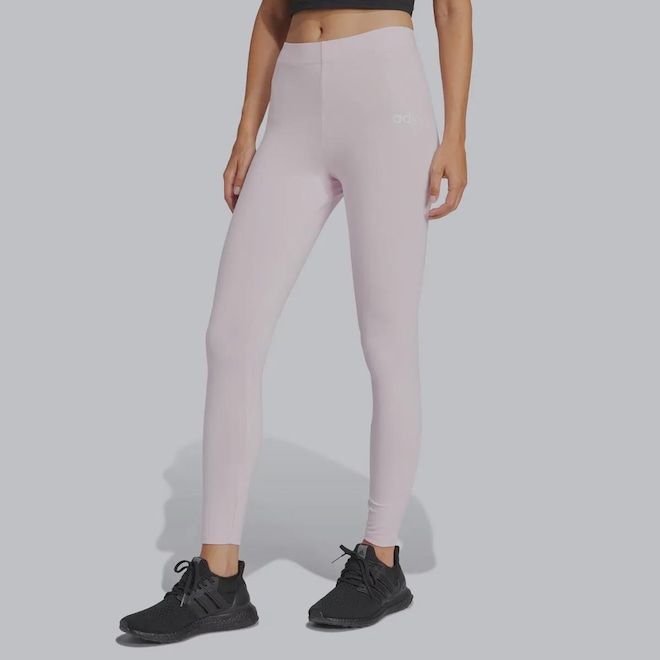 Calça Legging adidas Logo Linear - Feminina - Foto 1