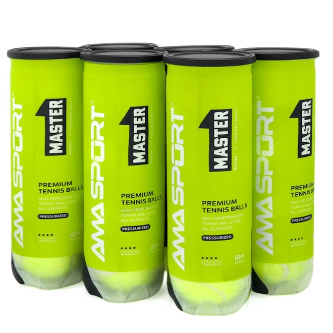 Bola de Tênis Ama Master Pack com 6 Tubos 24 Bolas - Foto 1