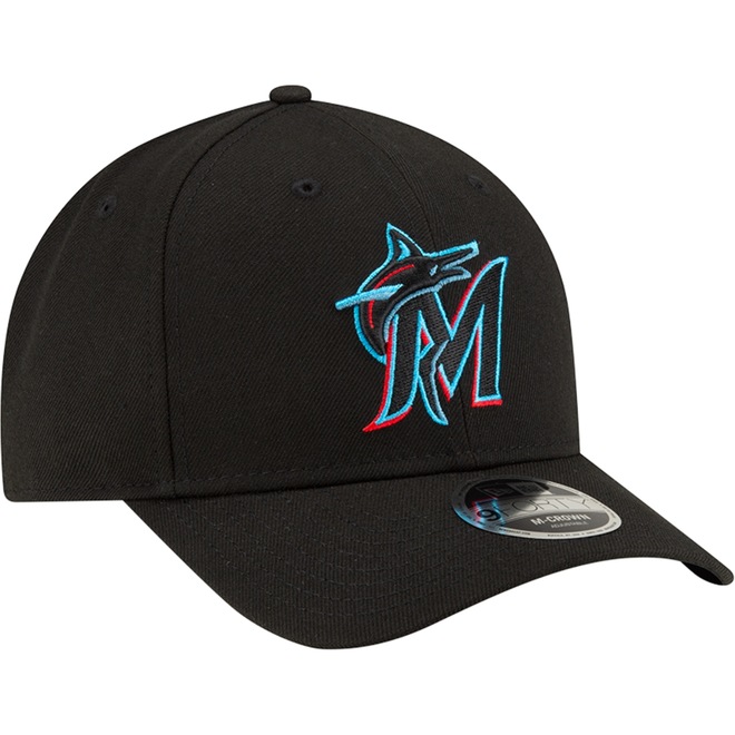Boné New Era 9forty Mcrown MLB Player Miami Marlins Adulto - Foto 1