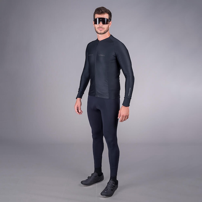 Jaqueta Woom Carbon Black - Masculina - Foto 1