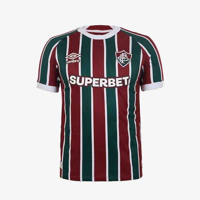 Camisa Umbro Fluminense Of.1 2025 Jogador S/n - Masculina - Foto 1