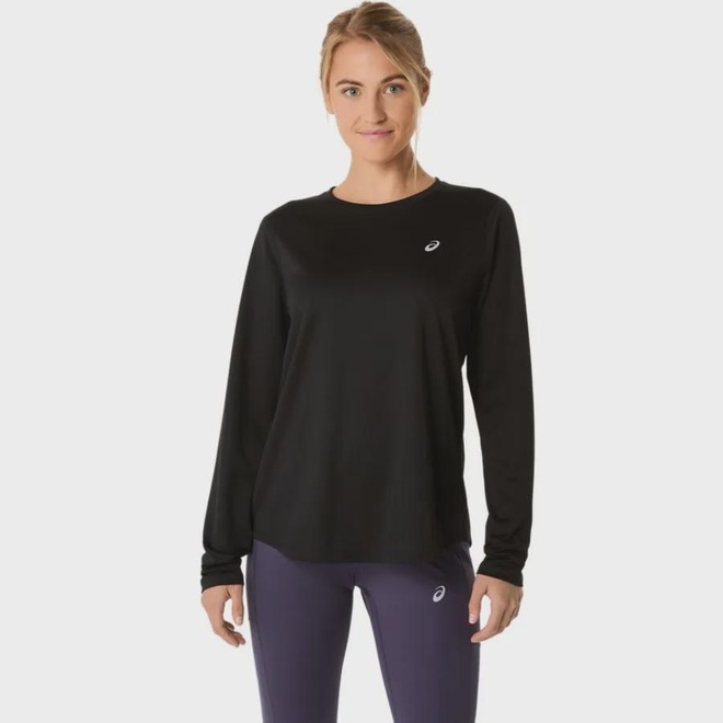 Camiseta Manga Longa Asics Knit - Feminina - Foto 1