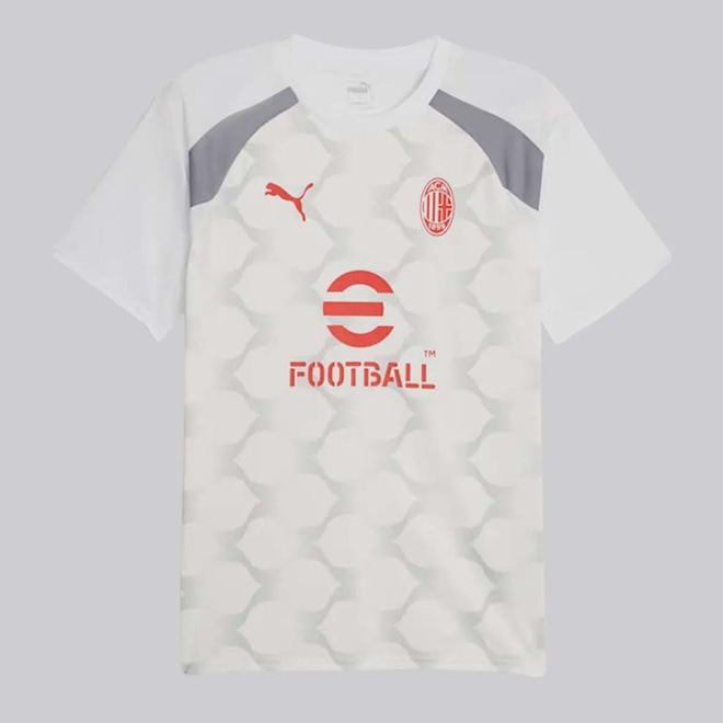 Camisa Milan 2024 Puma Pré-Jogo - Masculina - Foto 1