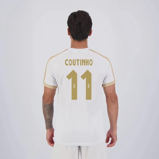 Camisa do Vasco Kappa Supporter Gold 11 Coutinho - Masculina - Foto 1